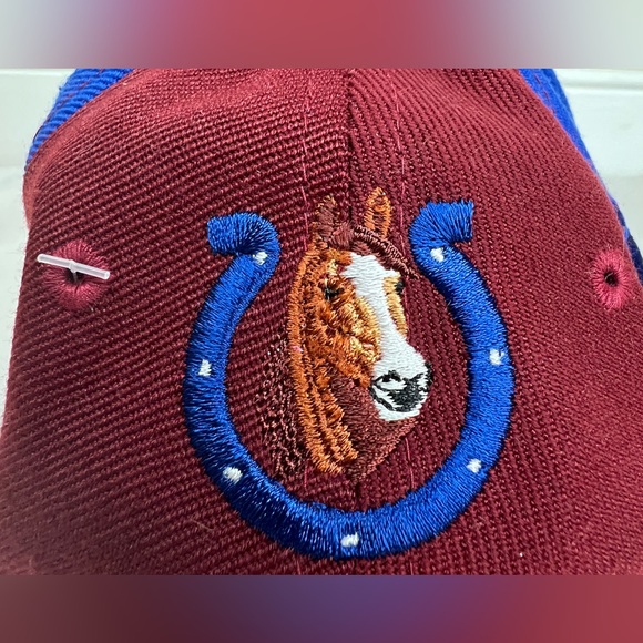 August Sportswear men’s Lucky Horse Shoe Embroidered hook & loop Baseball Cap - Picture 2 of 16